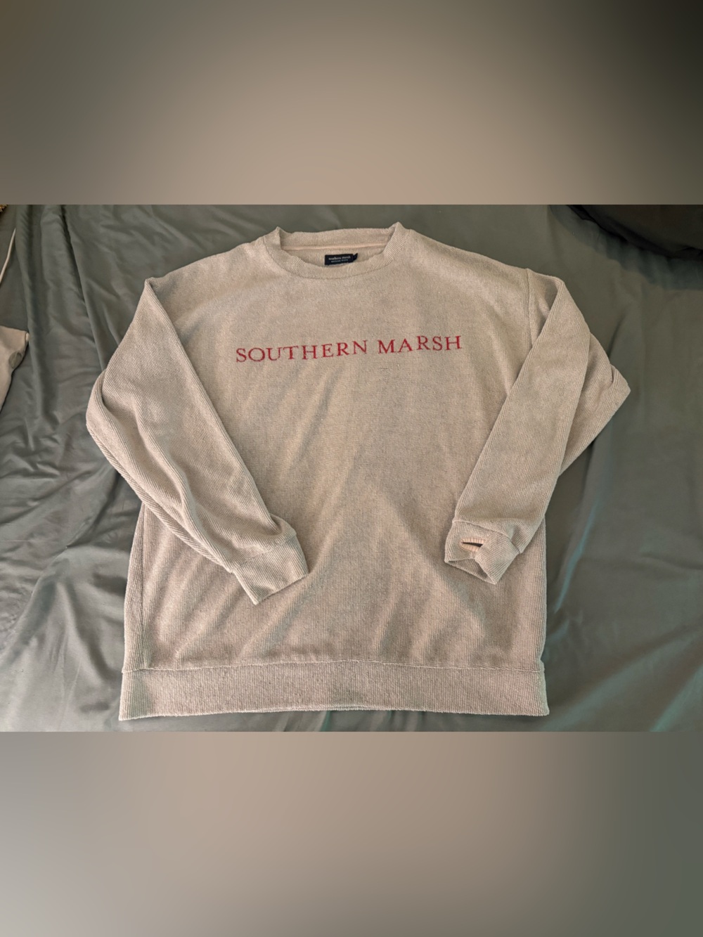 Southern Marsh Sunday Morning Waffle Knit Sweater - Women's Size Small
